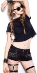 6-Piece Adjustable Harness Garter Belt – Elastic Punk Gothic Thigh Ring, Star/Butterfly/Heart Shapes